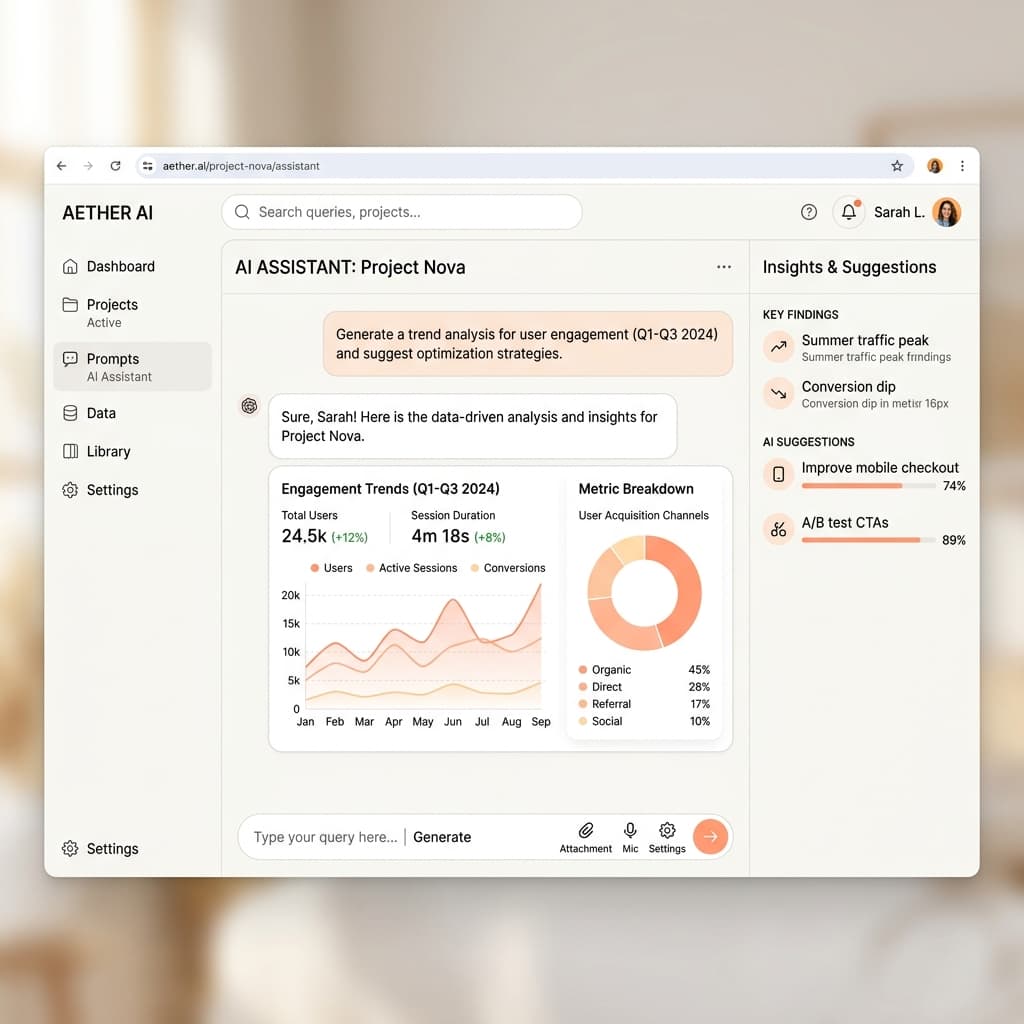 Anthropic-Style AI Interface